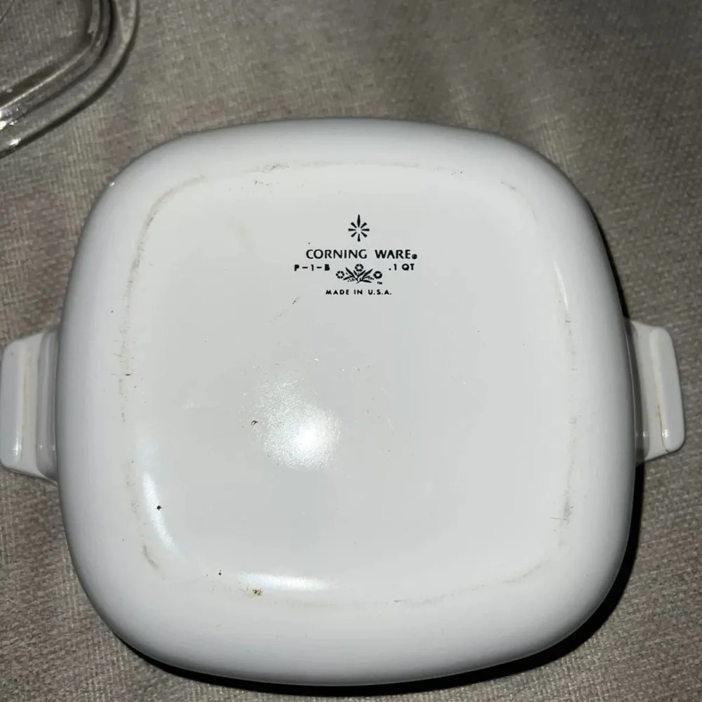 Corning Ware P-1-B  Blue Cornflower 1 Quart Casserole Dish With Lid - Picture 5 of 5